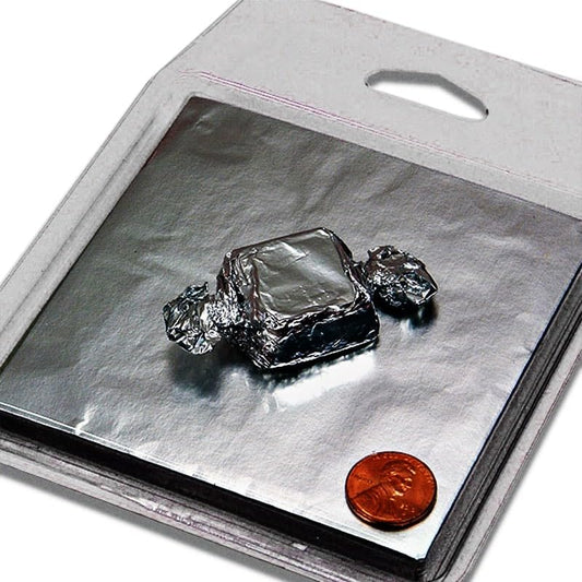 Silver Candy Foil Wrappers 4" X 4"