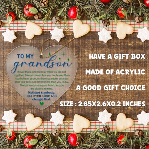 Personalized Acrylic Ornament for Grandma & Grandpa - Holiday Gift, Graduation Keepsake