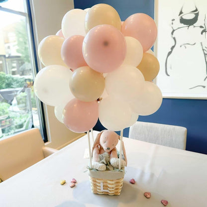 Skiennix Pink Beige Gold Balloon Garland Arch Kit - 109 Pieces for Birthday & Bridal Shower Decor