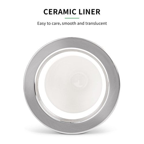 Argentina Yerba Mate Cup With Ceramic liner Straw Tea Gourd Mug One Bombilla Mate a Cleaning Brush (brown)