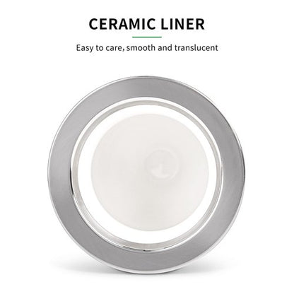 Argentina Yerba Mate Cup With Ceramic liner Straw Tea Gourd Mug One Bombilla Mate a Cleaning Brush (brown)