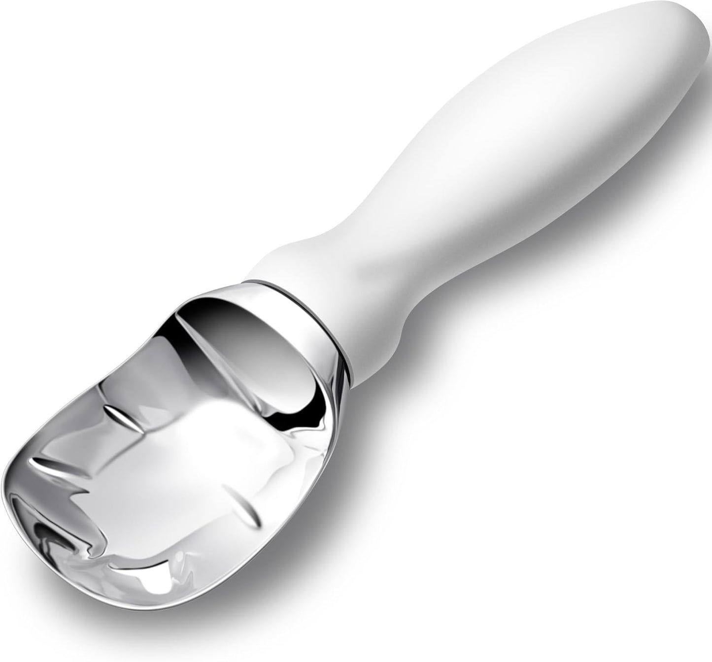 Rainspire Ice Cream Scoop - Heavy Duty Stainless Steel with Comfortable Handle | Perfect for Gelato, Sorbet, and Cookie Dough