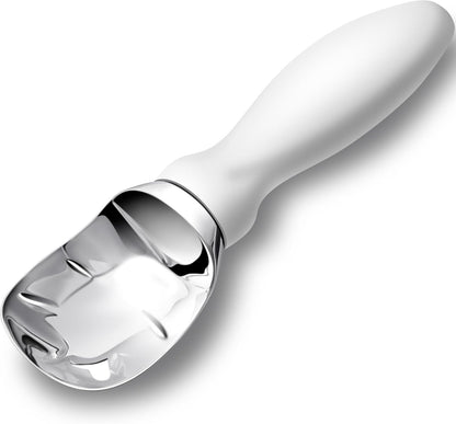 Rainspire Ice Cream Scoop - Heavy Duty Stainless Steel with Comfortable Handle | Perfect for Gelato, Sorbet, and Cookie Dough