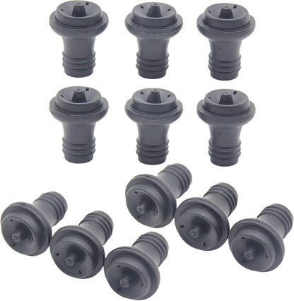 Wine Bottle Stopper, Wine Saver Vacuum Stoppers, Wine pump Vacuum Stoppers, Pack of 12, Rubber Wine Stoppers for Wine Saver Vacuum Pump Preserver, Solid stoppers Fit Every Bottle, Keep Wine Fresh