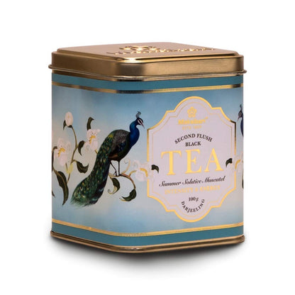 Makaibari Tea Treasures - Summer Solstice Muscatel Darjeeling Black Tea Tin Caddy Pack Of 100 Gram