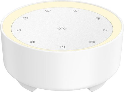 Kipcush White Noise Machine - 20 Soothing Sounds for Sleep | Dimmable Night Light & Timer