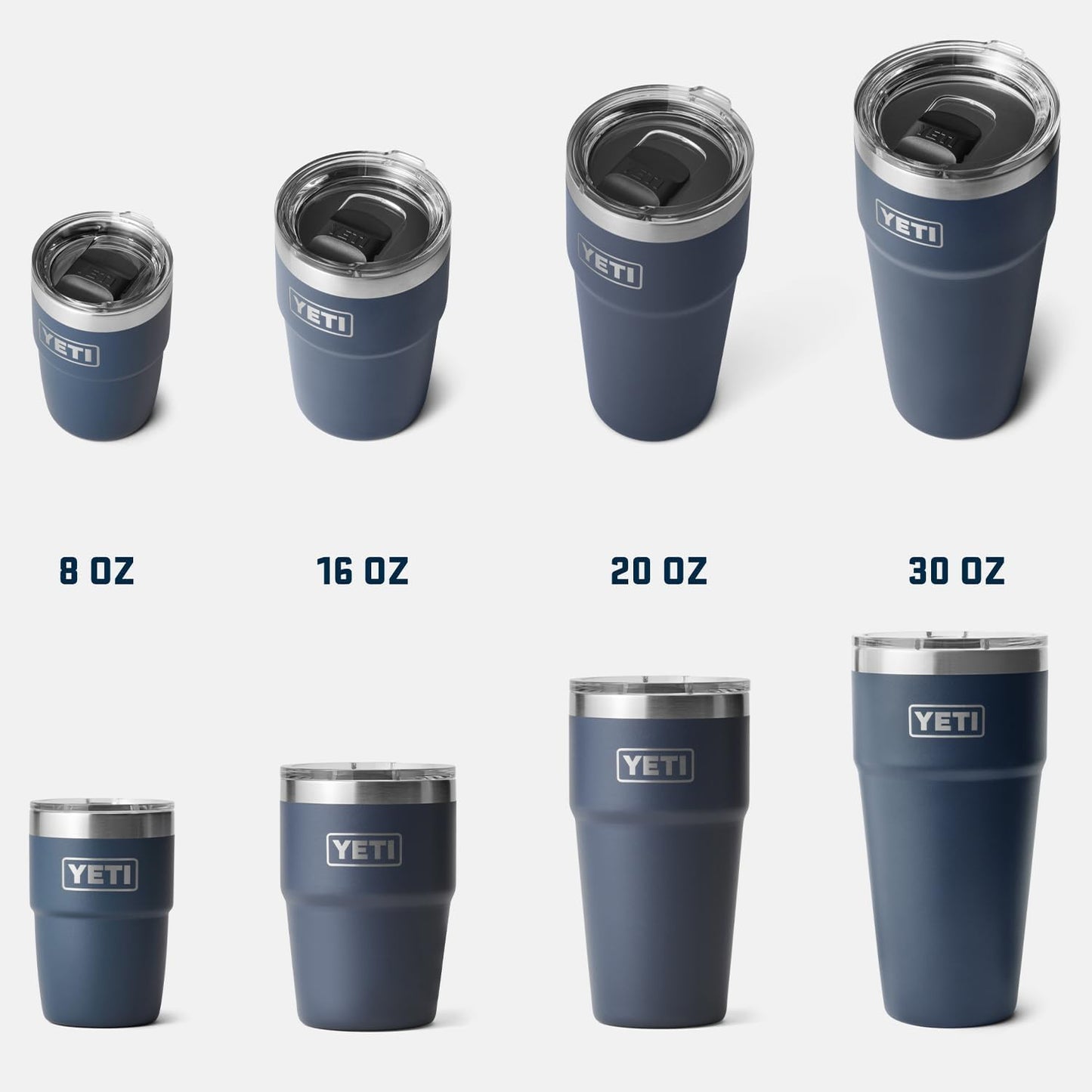 YETI Rambler 16 oz Stackable Tumbler - Vacuum Insulated Stainless Steel with MagSlider Lid