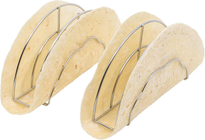 Skiennix Taco Shell Molder & Maker - Stainless Steel Reusable Tool for Oven & Air Fryer | 6-8 Inch