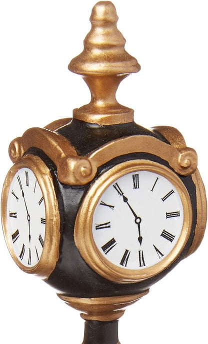 Department 56 Uptown Clock Accessory Figurine - 5.55 Inch Village Decor