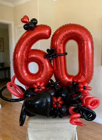 Regine Switzerland 40-Inch Red Number 1 Balloon - Perfect First Birthday Decoration for Girls