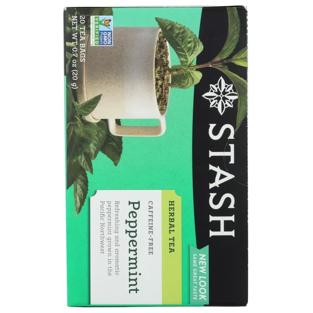 Stash Tea Peppermint Tea, 20 ct, 0.7 oz, 2 pk