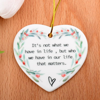 Inspirational Christmas Tree Ornament for Coworkers & Friends - Positive Gift Idea
