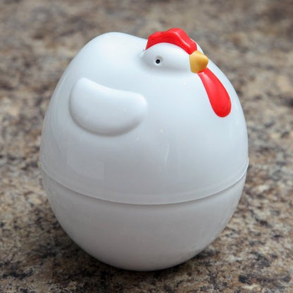 Home-X Microwave Egg Boiler - Unique Chicken Design for Perfectly Cooked Eggs