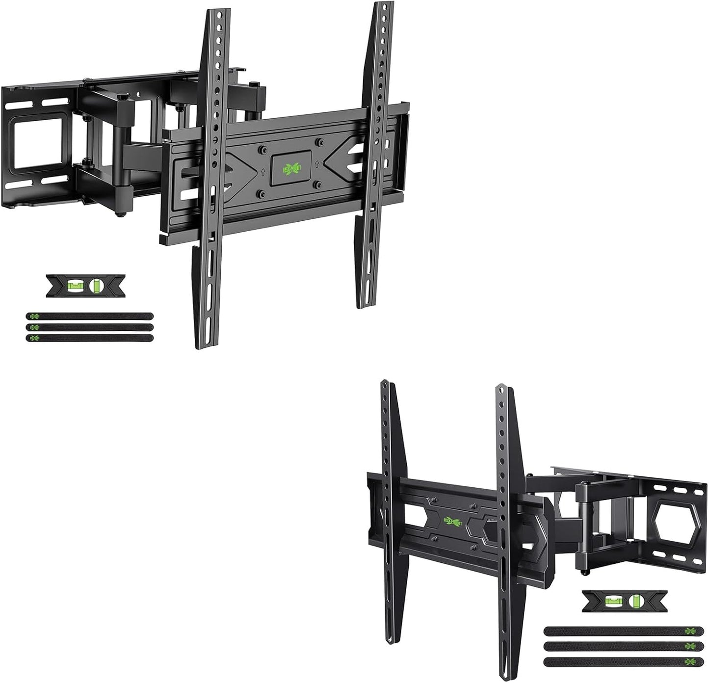 USX MOUNT TV Wall Mount - Dual Articulating Arms for 32-74 Inch Flat Screen | Swivel & Tilt Features