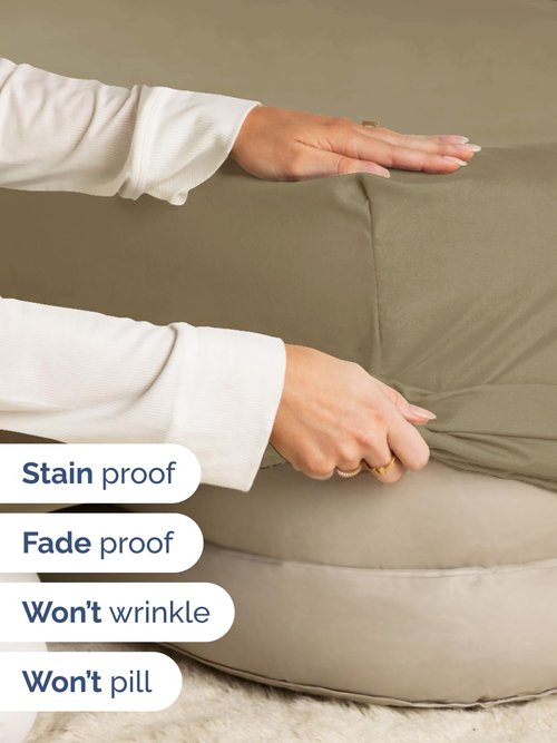 Extra Deep Full Fitted Sheet - Hotel Luxury Single Fitted Sheet Only - Easily Fits 18 inch to 24 inch Mattress - Ultra Soft, Wrinkle Free w/Extra Deep Pockets - Easy-Care, Breathable & Comfy - Khaki