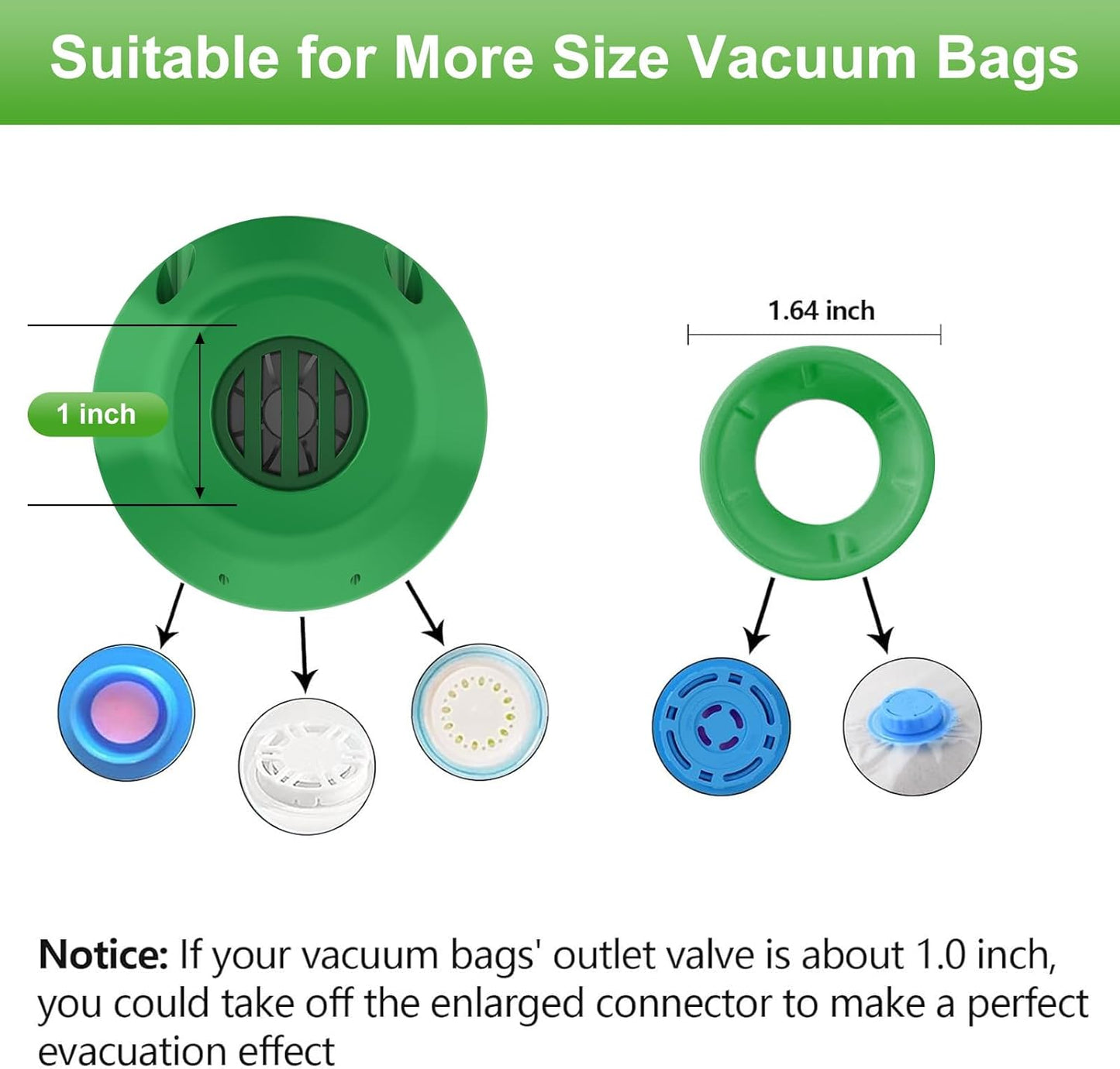 Skiennix Electric Vacuum Pump - Portable Storage Solution for Clothing & Bedding - Green (No Bags)