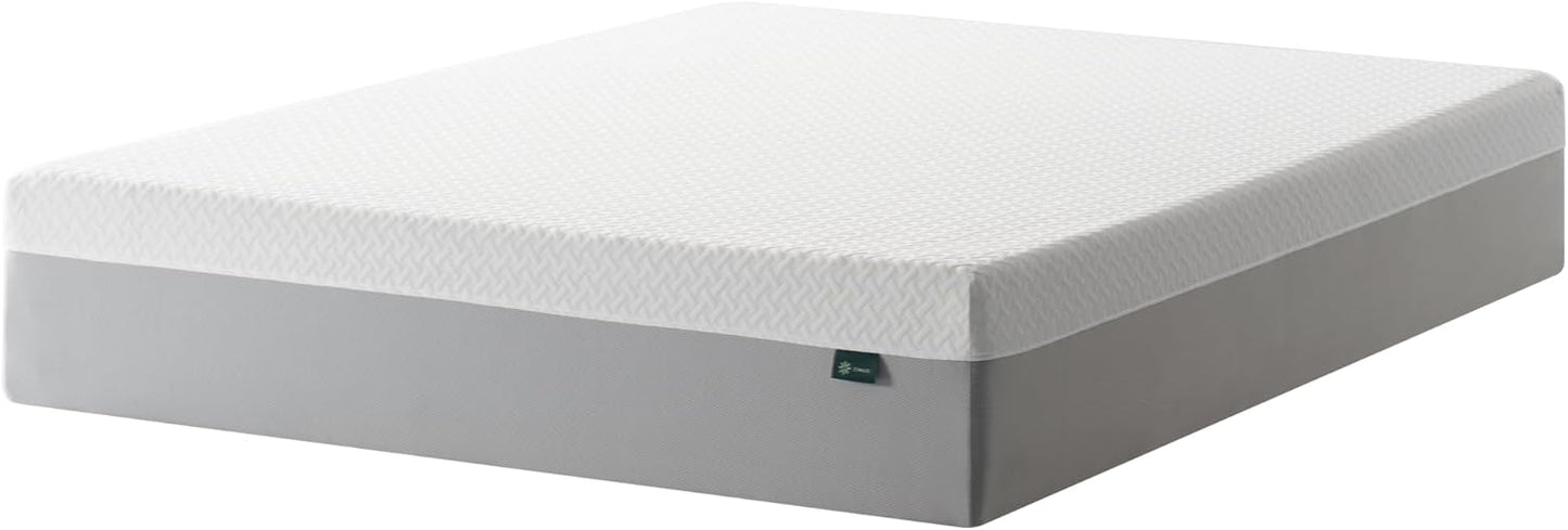Zinus 12 Inch Green Tea Essential Memory Foam Mattress - Queen Size, Breathable & Fiberglass Free