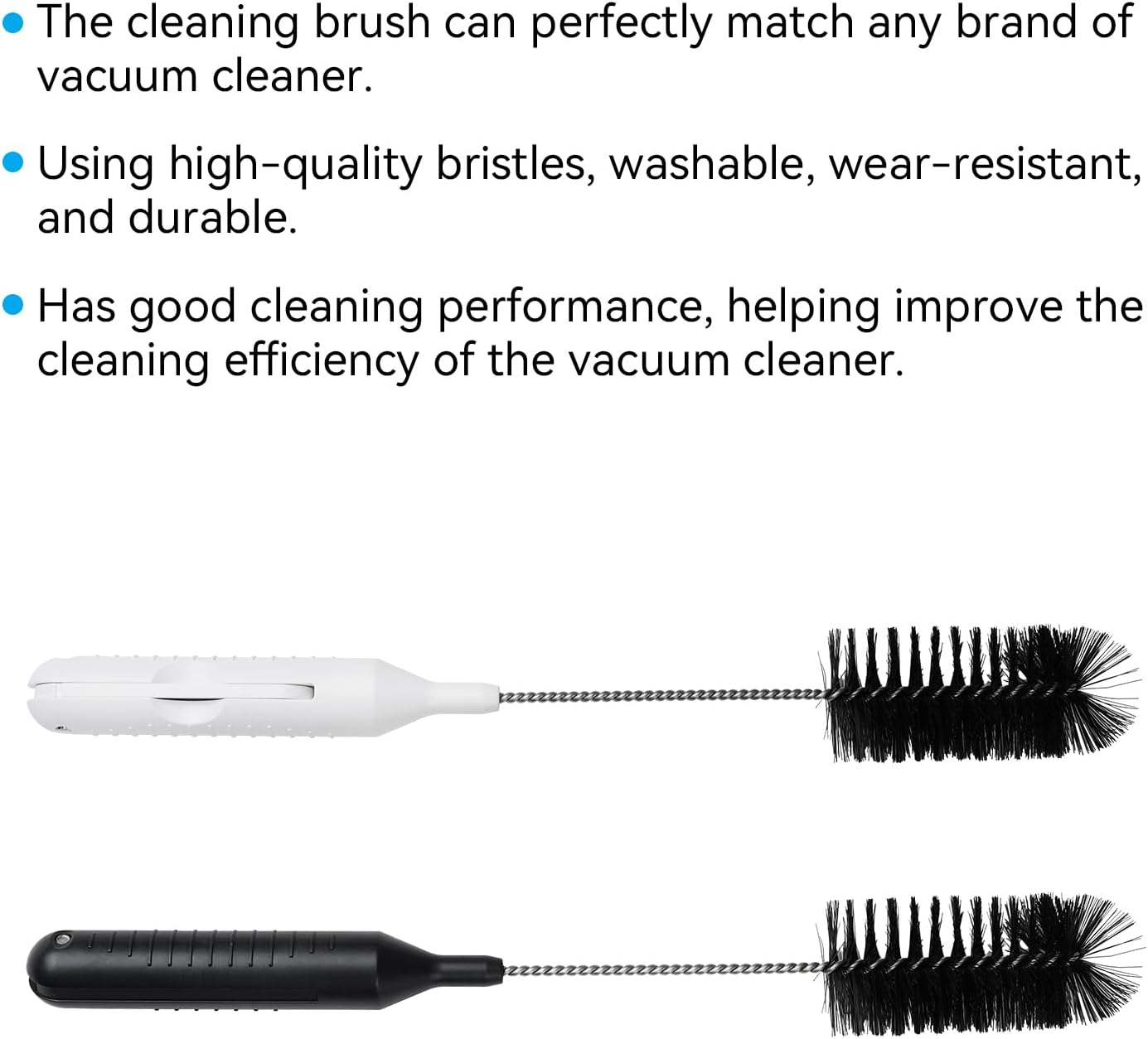 Skiennix Vacuum Cleaner Cleaning Brush - 2 in 1 Tool for Effortless Hair Removal | 11.02 Inch