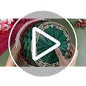 Youyole Classic Christmas Gift Basket Set - Woven Bamboo Santa Gingerbread Snacks