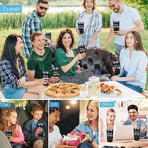 Black Employee Appreciation Tumbler & Keychain Gift Set - 60 Sets