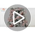 Rose Gold Velvet Wired Ribbon 2.5 Inch x 10 Yards - Christmas Decor, Bows & Wreaths