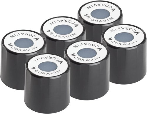 Coravin Screw Caps - Pack of 6 - Accessory for Coravin Timeless Wine by the Glass Systems and Wine Savers
