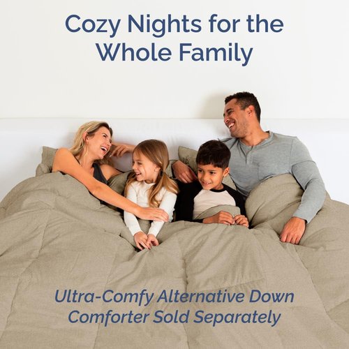 Full XL Bed Sheet - 4 Piece Full XL Bed Sheets Set - Soft, Breathable & Cooling - Hotel Luxury Bedding for Women, Men, Kids, Teens, Boys & Girls - Deep Pockets, Fade & Wrinkle Free - Heathered Beige