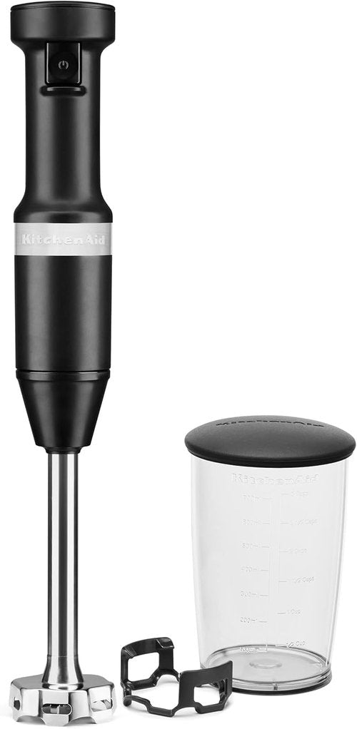 KitchenAid Hand Blender - Variable Speed Control for Perfect Blending | Matte Black Finish
