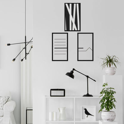 MENNTHUI 10x18 Black Picture Frame, Wall Mounting Horizontally or Vertically, Decoration for Photos, Paintings, Posters, Artwork