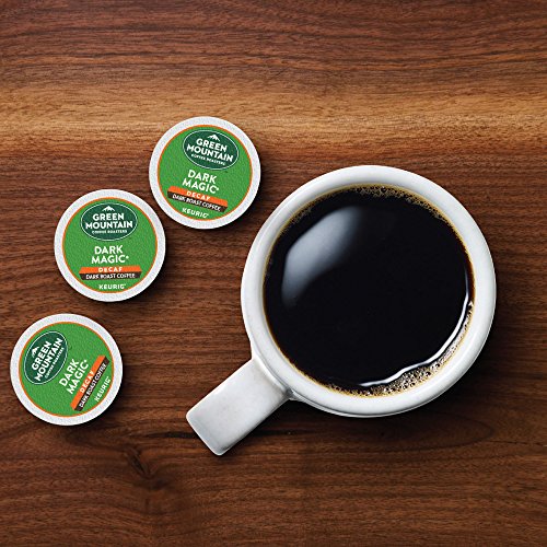 Green Mountain Coffee Dark Magic Decaf Keurig K-Cups Coffee, 12 Count