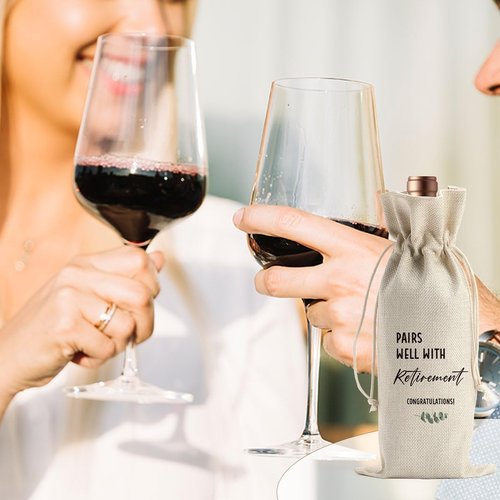 Farewell Gifts for Coworkers Moving Away Gifts for Friends Coworker Leaving Gifts for Women Retirement Gifts for Women Men New Beginnings Gifts for Women Men New Chapter Wine Bag