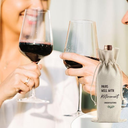 Farewell Gifts for Coworkers Moving Away Gifts for Friends Coworker Leaving Gifts for Women Retirement Gifts for Women Men New Beginnings Gifts for Women Men New Chapter Wine Bag
