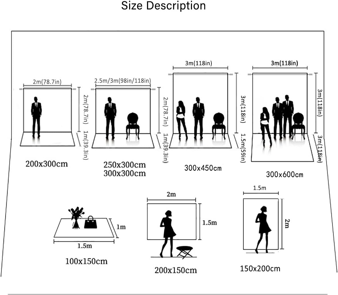 Skiennix 5X7ft White Photo Backdrop - Non-Reflective Soft Fabric for Studio & Baby Photography