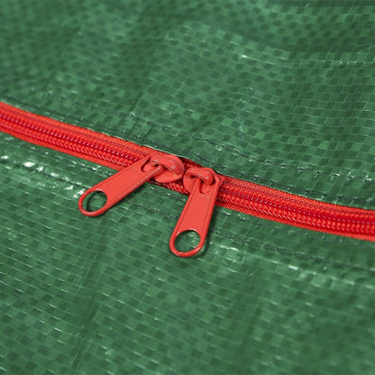 Sattiyrch Christmas Garland Storage Bags - Waterproof Dual Zipper Design with Card Slot | 2-Pack (Green)