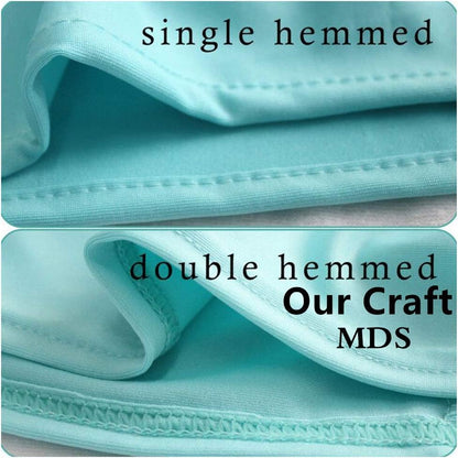 MDS-MEGADECORSUPPLY Chair Sashes - 100pcs Sea Green Spandex Stretch Covers with Buckle Slider | Washable, Fits 35-50CM Chair Backs