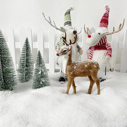 Skiennix Christmas Fake Snow | Sparkling White Artificial Flake Powder for Holiday Decor - 50g