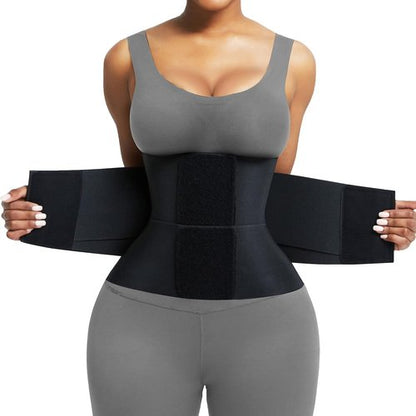 FeelinGirl Waist Trainer Belt - Tummy Control Ab Cincher for Men & Women | Triple Wrap Design