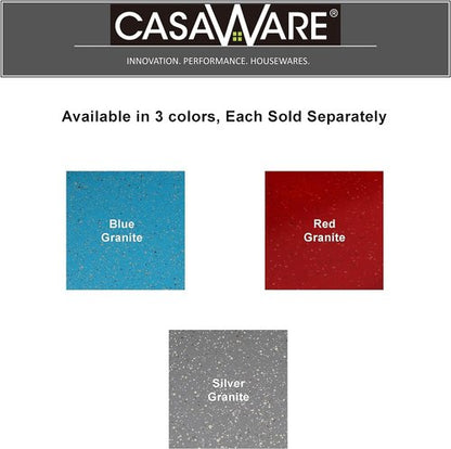 CasaWare Large Flat Baking Cookie Sheet - 12.5 x 14-Inch with 1.5-Inch Handle | Ceramic Non-Stick Coating