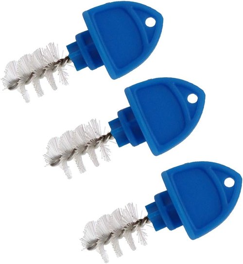 Beer Plugs Tap Brush,30 Pack Beer Faucet Tap Cleaning Plug Brush For Draft Beer Faucet Cap (Blue)