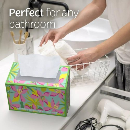 Hand Towels - 1 Box of 60 White Hand Towels in a Dispenser Box - Packaging may vary