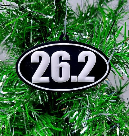 Marathon Runner Christmas Ornament 26.2 Running Themed Holiday Decor