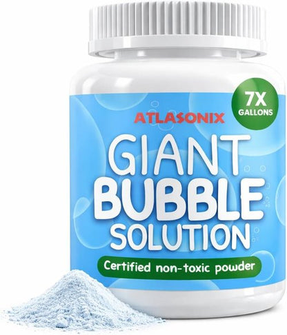 Giant Bubble Solution - Original Bubble Wands for Kids | Makes 896 OZ (7 Gallons) - 100% Kid Safe