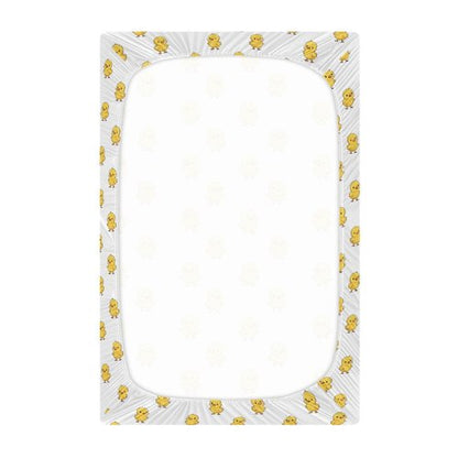 Baby Crib Sheet Rubber Ducks Crib Mattress for Boys and Girls Playard Sheet Soft Breathable Fitted Baby Mattress Cover 52x28in