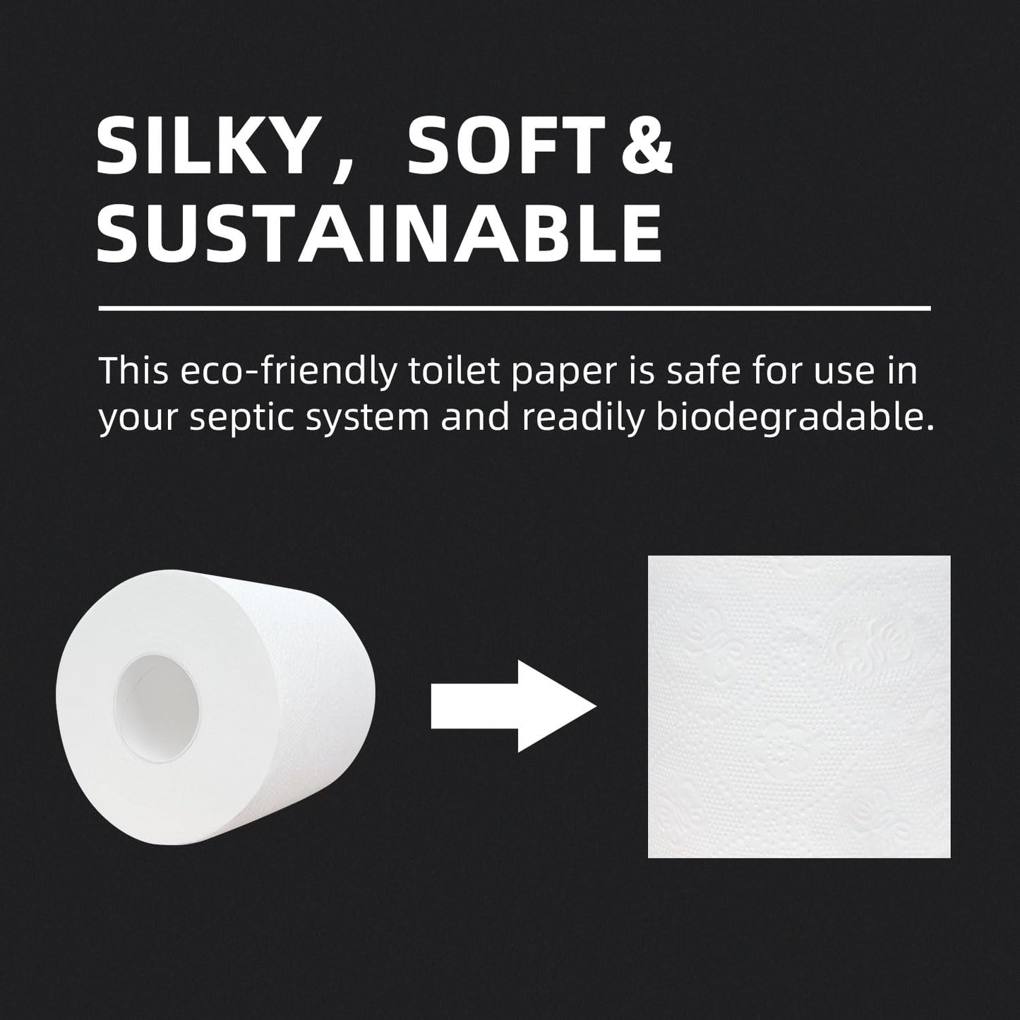 Premium Toilet Paper 12 Rolls, 430 Sheets per Roll, 2-Ply, 4x4 Inch Sheet Size Paper Towels- Highly Absorbent, Strong & Soft for Bathroom Kitchen Livingroom