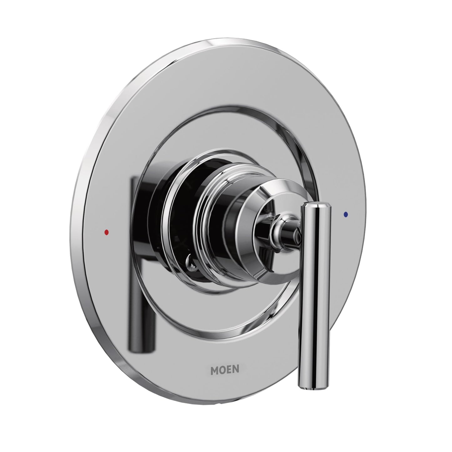 Moen Gibson Chrome Posi-Temp Pressure-Balancing Modern Valve Handle Only Trim, Valve Required, T2901