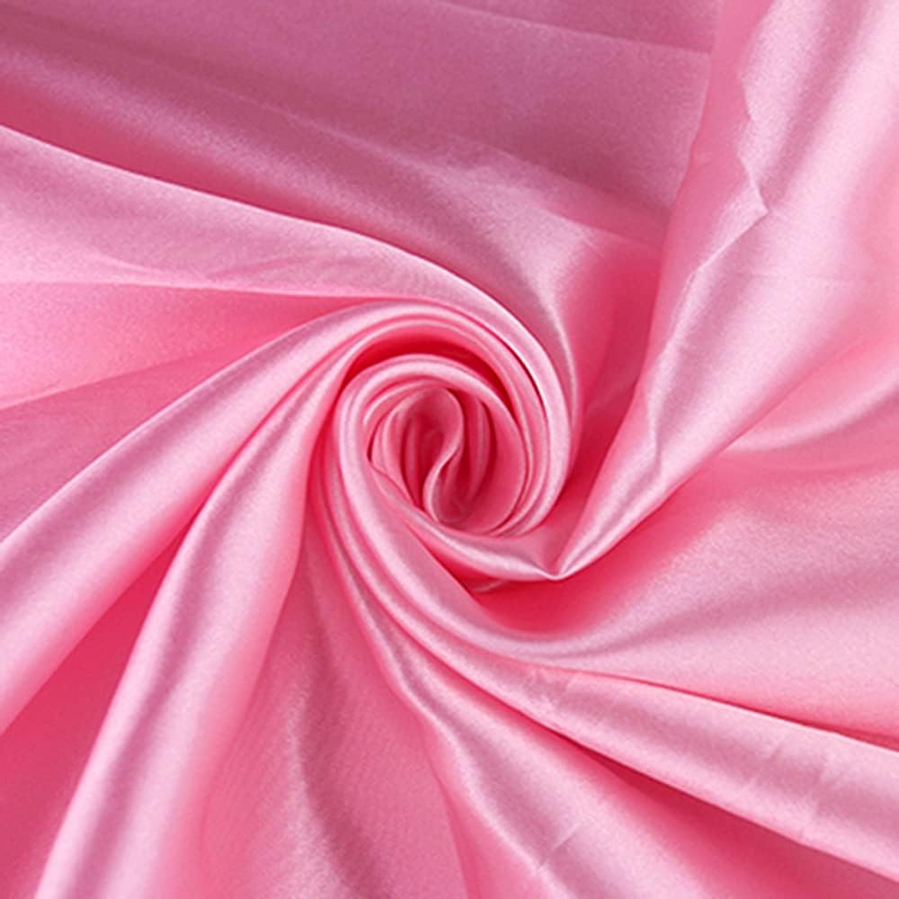 50 Satin Chair Sashes by [Brand Name] - Elegant Pink Chair Bows for Weddings & Parties | 7x108 Inches