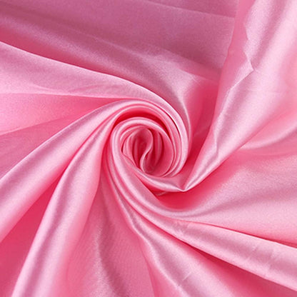 50 Satin Chair Sashes by [Brand Name] - Elegant Pink Chair Bows for Weddings & Parties | 7x108 Inches