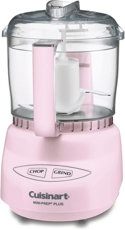Cuisinart Mini-Prep Plus Food Processor - 24-Ounce Bowl, Reversible Blade for Chopping Herbs & Vegetables | Pink