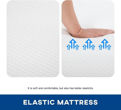 FDW Gel Memory Foam Mattress - Medium Firm for Cool Sleep | CertiPUR-US Certified, Full Size