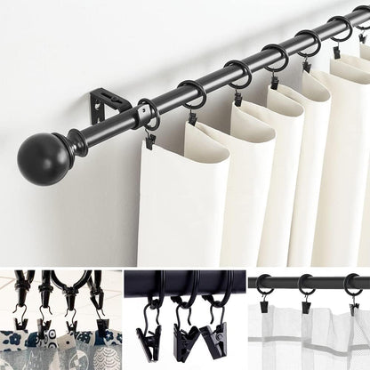 Metal Curtain Clips by [Brand Name] - 100 Pack for Party Decor, Photo Display & Crafts | Black